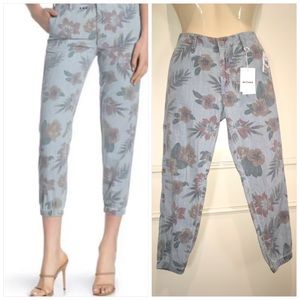 NWT! MOTHER Misfit Fresh Cut floral jeans